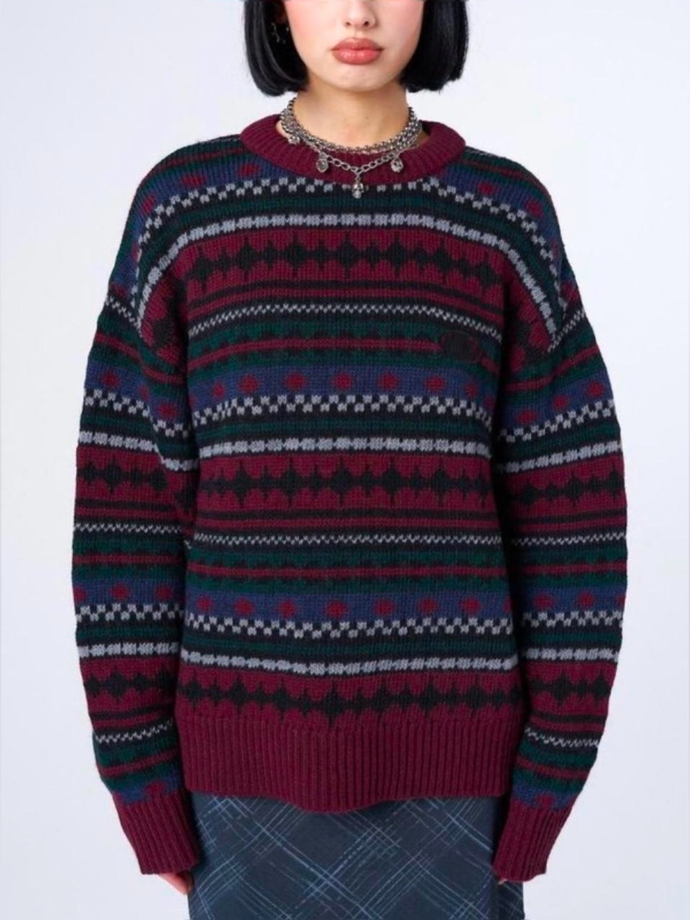 ISO Minga London Jacquard Grandpa Sweater